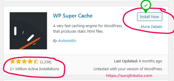 Wordpress Plugins WP Super Cache