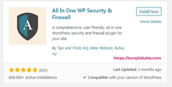 All in One WP Security Plugins For All
