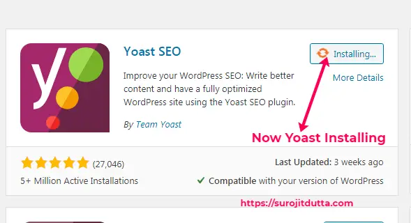 Yoast Installation Process 2