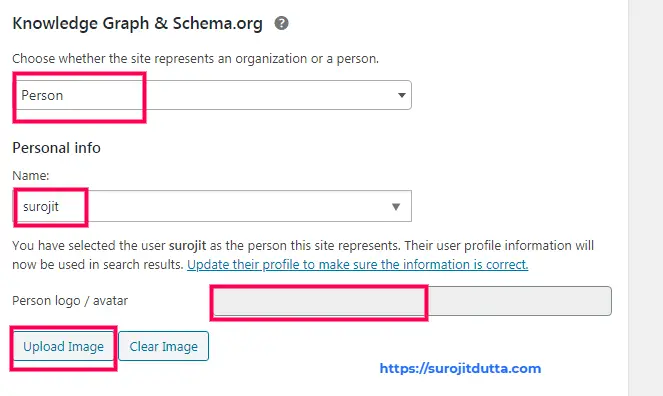 Yoast SEO Setup Knowledge Graph & Schema