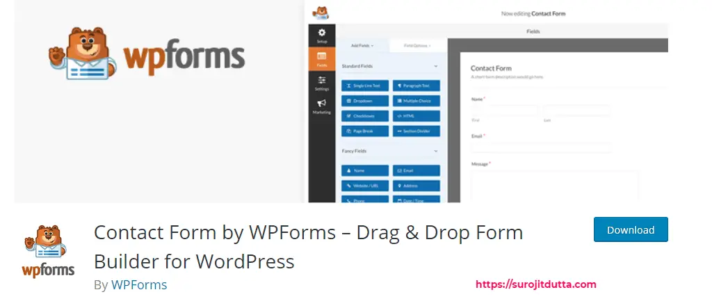 Best Plugin For WordPress To create Contact Form