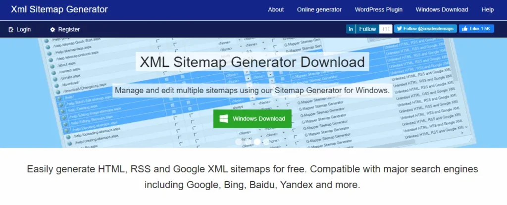 XML SiteMap Generator