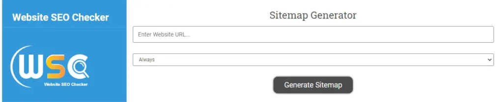 Siteseogenerator free sitemap generator