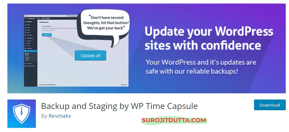 WP Time Capsule- Another WordPress Backup Plugins