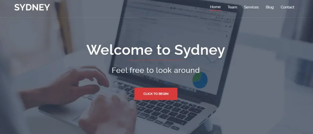 Sydney- WordPress Free Themes 