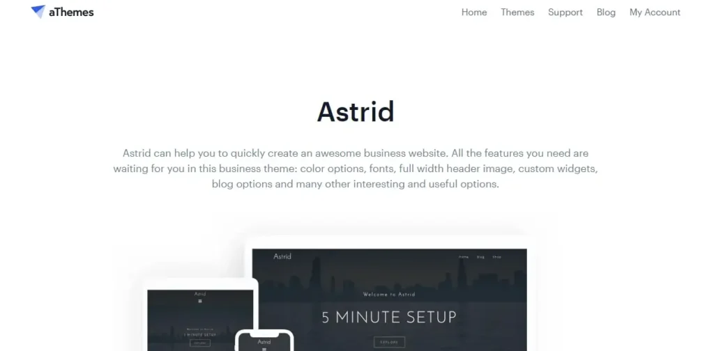 Astrid- Another Very Good WordPress Free Themes For blogs