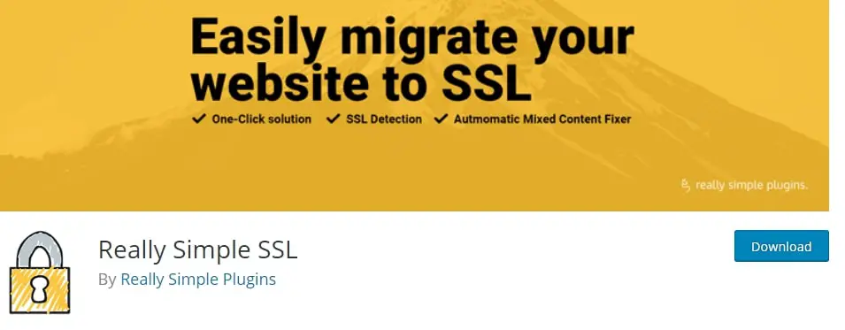 Really Simple SSL- Best Free SSL plugin For WordPress
