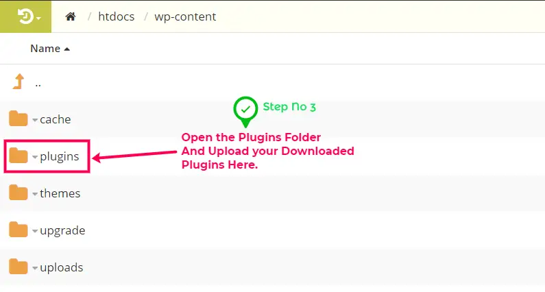 How To Install WordPress Plugin Using File Manager Step 3