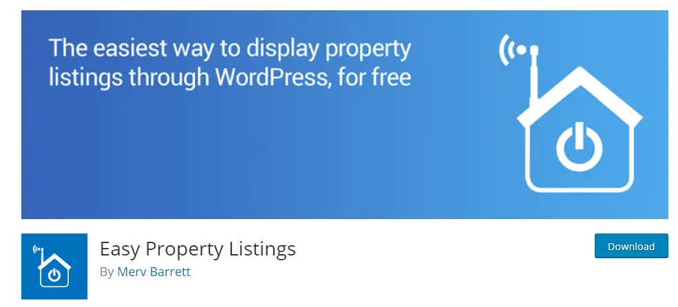 WordPress Real Estate Plugin- Easy Property Listing
