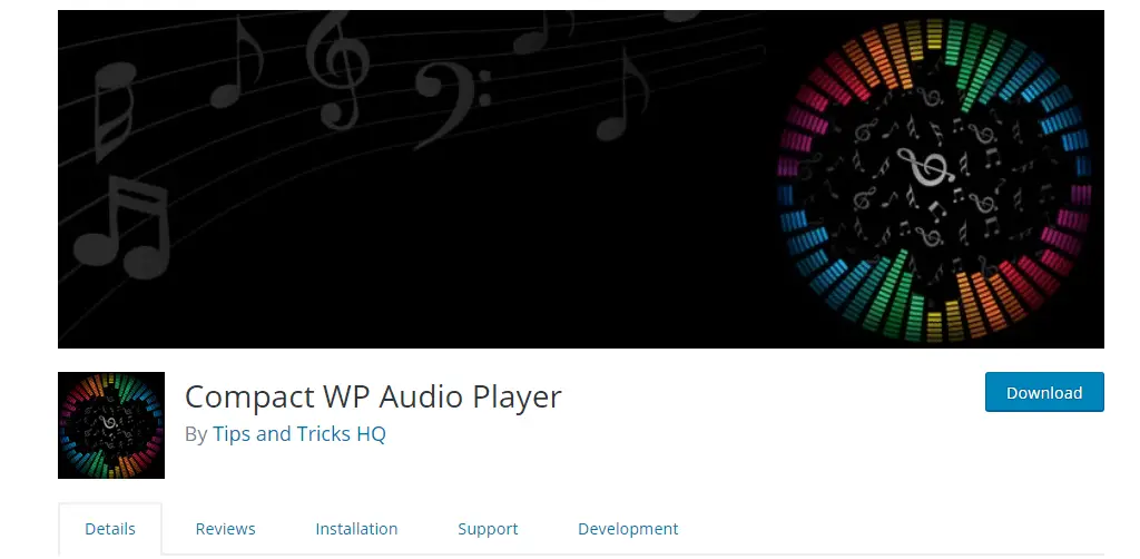 WordPress Audio Player Plugin- Compact WP Audio Player