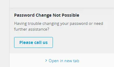 Password Change of IONOS webmail